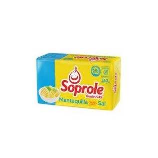 Mantequilla Soprole s/sal (250 grs)